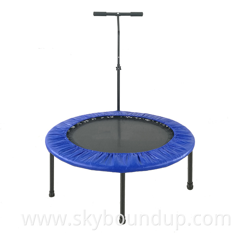 40" Mini Trampoline Exercise Trampolines with Safety Pad, Fitness Rebounder Trampoline for Adults Kids Indoor Outdoor Exercise